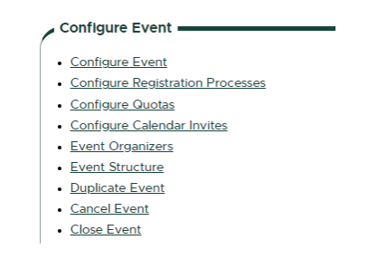 Configure Calendar Invites